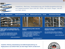 Tablet Screenshot of bbf-regaltechnik.de